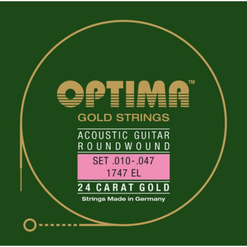 Optima 7166437 Gitara akustyczna struny Gold Strings